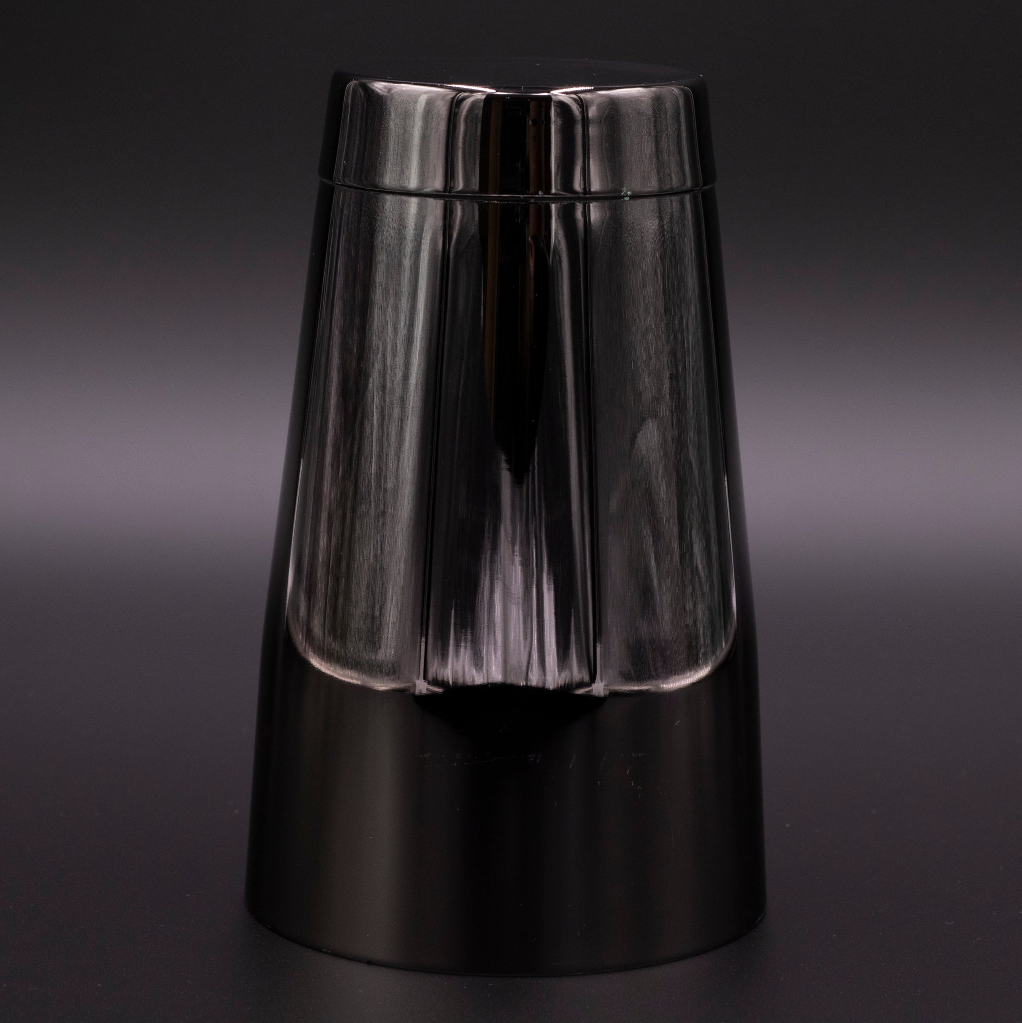 Akasuki Gun Metal Black Tin on Tin Boston Cocktail Shaker 828/532 ml