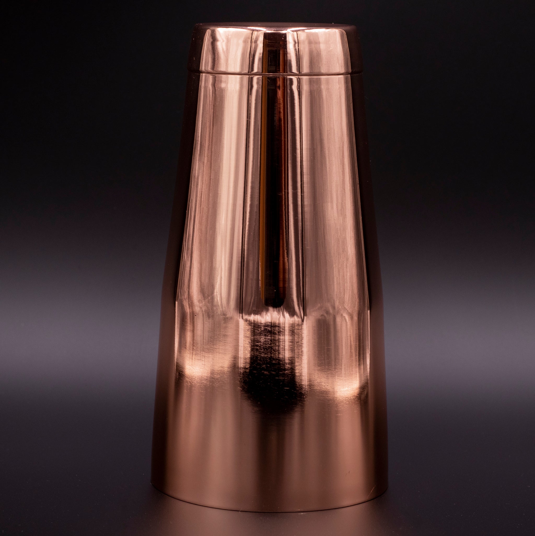 Akasuki Copper Plated Tin on Tin Boston Cocktail Shaker 828/532 ml