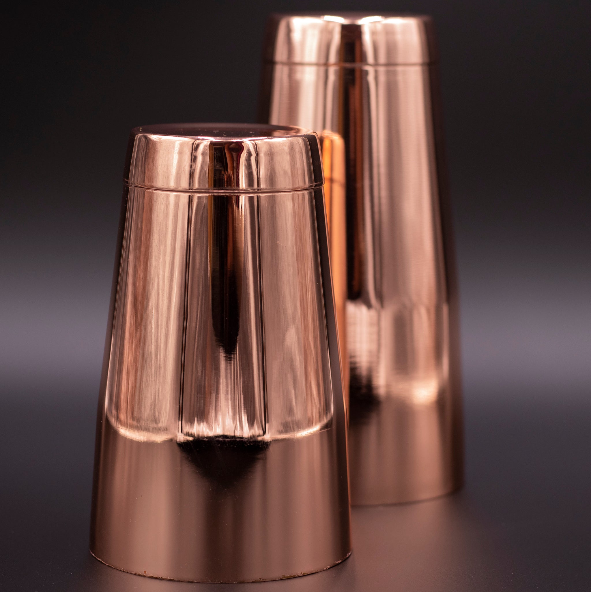 Akasuki Copper Plated Tin on Tin Boston Cocktail Shaker 828/532 ml