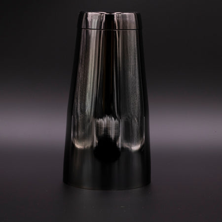 Akasuki Gun Metal Black Tin on Tin Boston Cocktail Shaker 828/532 ml