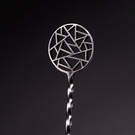 Maze Bar Spoon 41 cm Silver