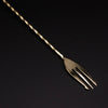 Fōku Trident Bar spoon with Fork 40cm Gold