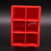 6 Section Silicone Ice Mould - Cube Shape